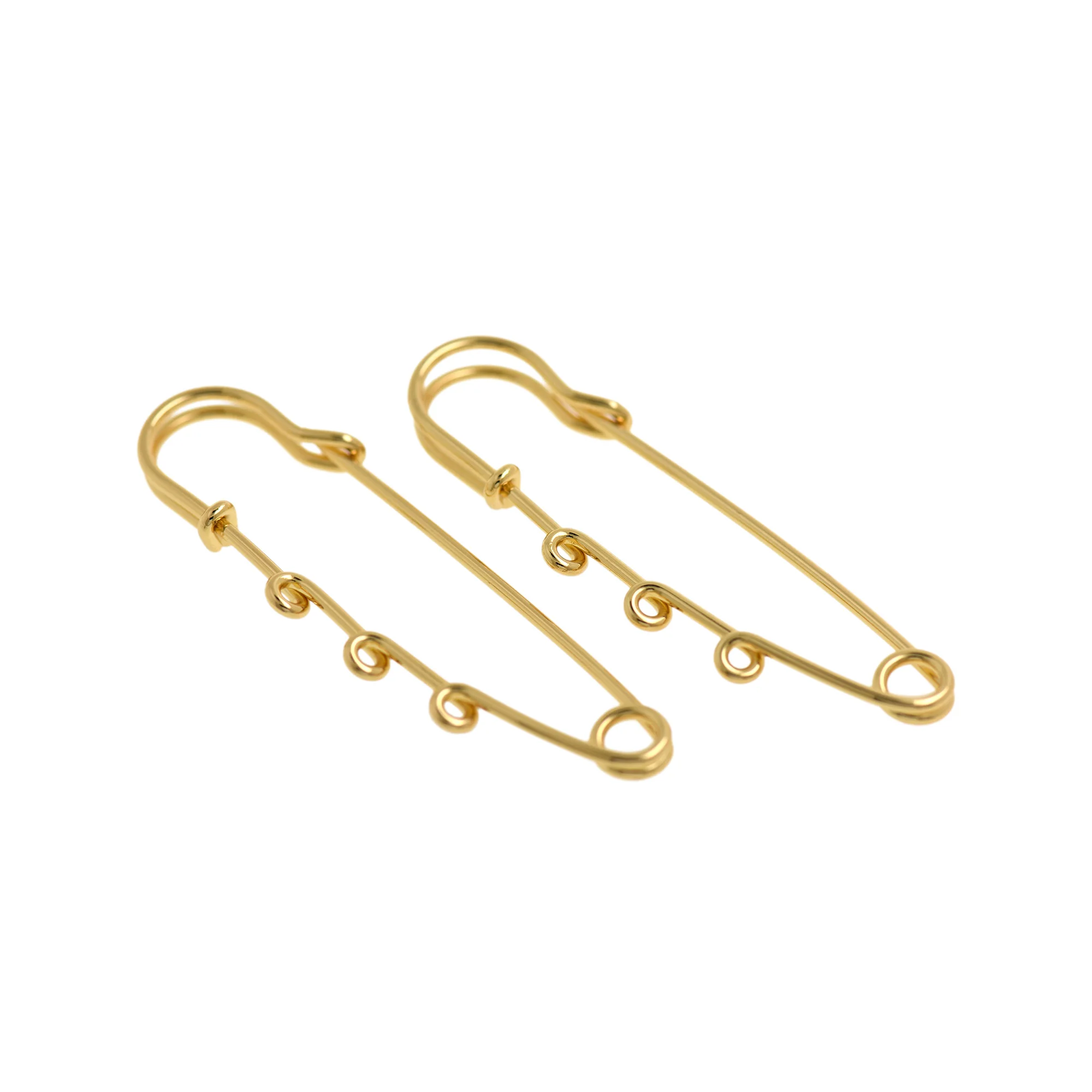 

Hot Sale New Design Pin Exaggerated Earrings Jewelry Simple Ladies Pin Earrings