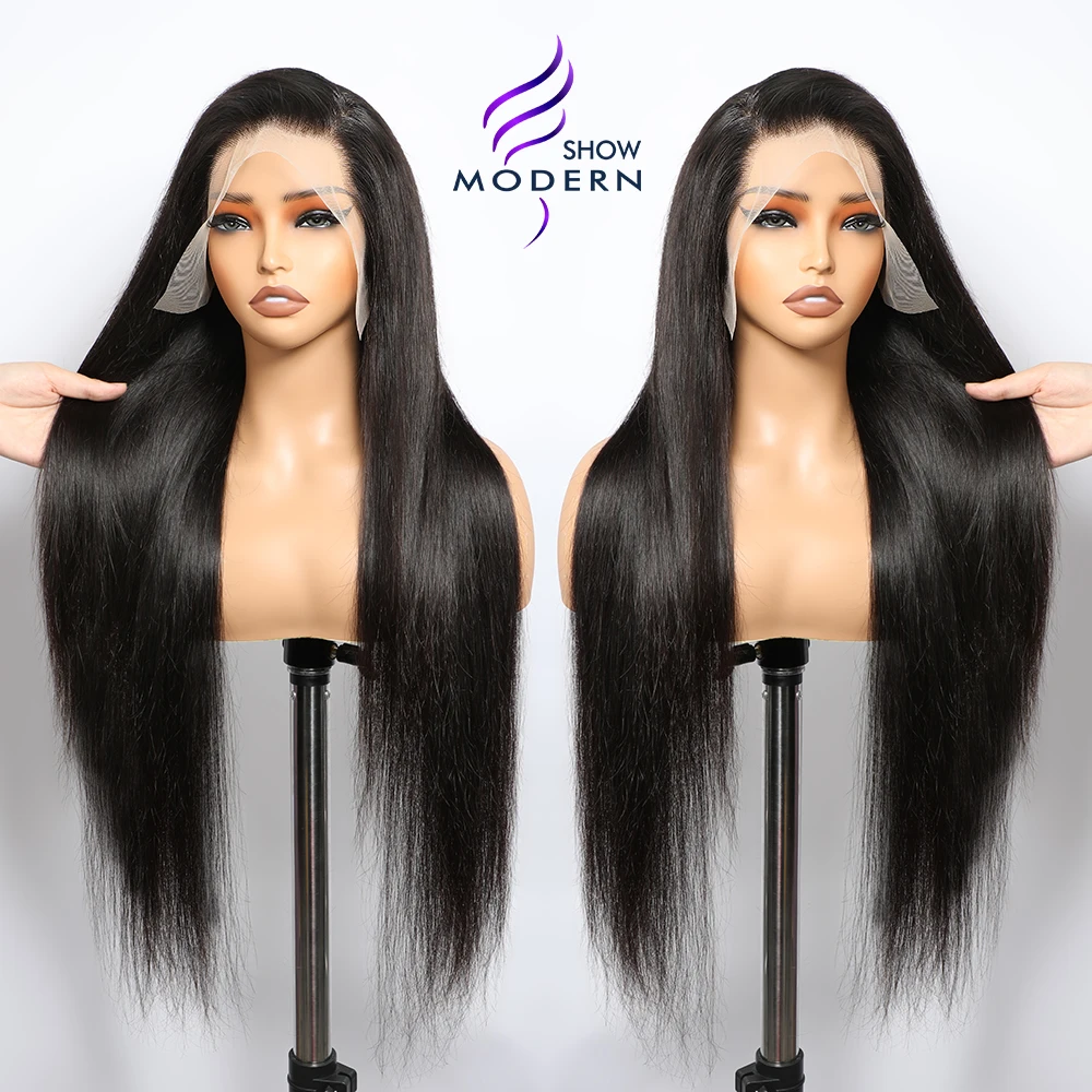 Real Human Hair Manufacturer 13*4 Transparent Lace Front Straight Raw Cambodian Com Human Hair Glueless Wig for Women