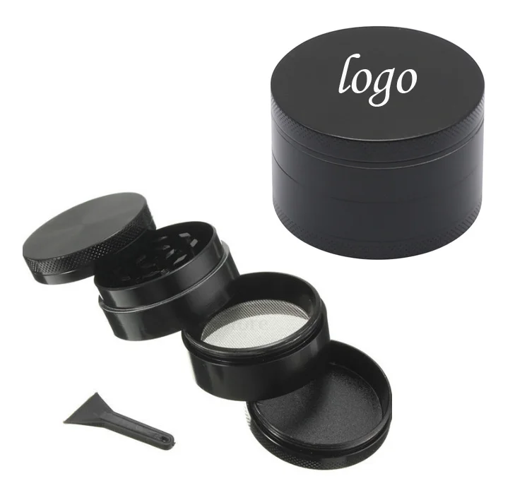 

Free sample custom logo high quality strong magnetic lid herb grinder accessories wholesale, Black/silver/blue/green/red