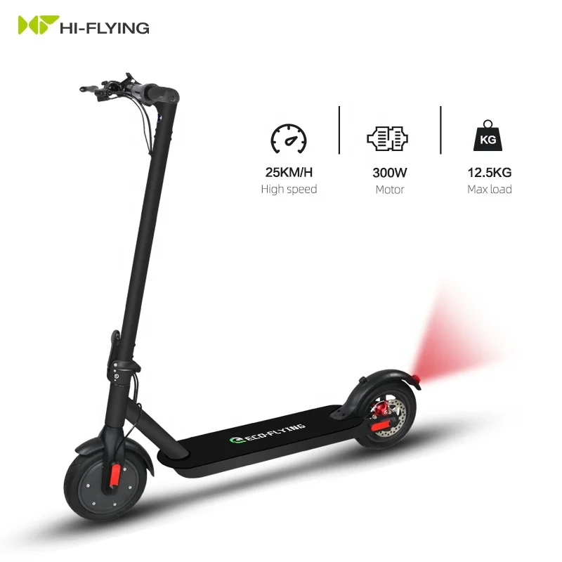 

Eco-flying e scooter 36v 350w fast folding electric scooter kit adult cheap xiomi electric scooter, Black