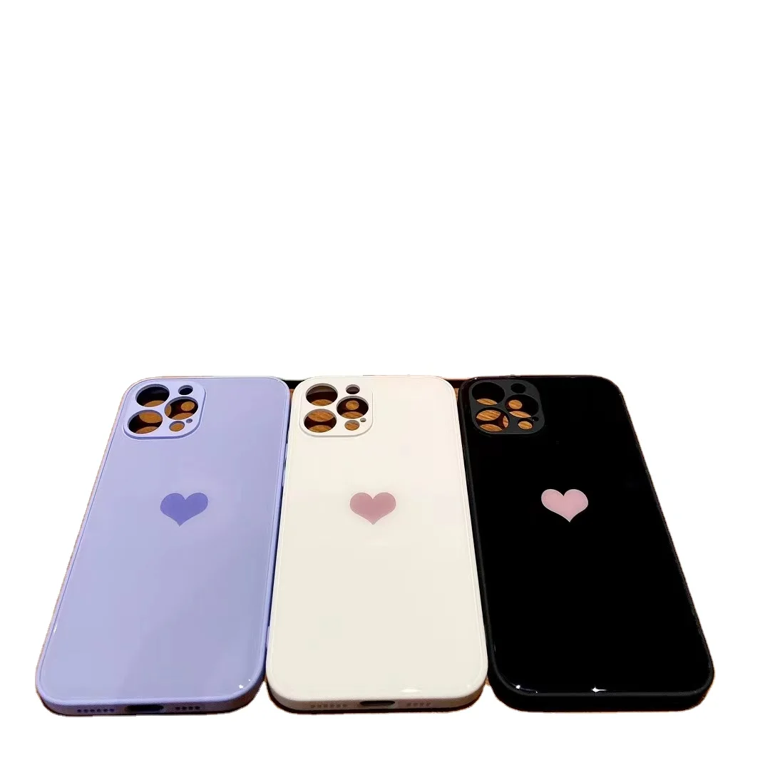 

Five candy colors love pattern for iphone 12 11 pro max case, 5 colors