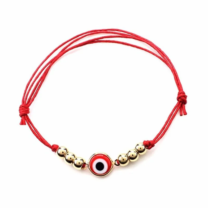 

Adjustable Best Selling Red Thread Evil Eyes Charms Bracelet Rope String Braided Evil Eyes Bracelets For Women