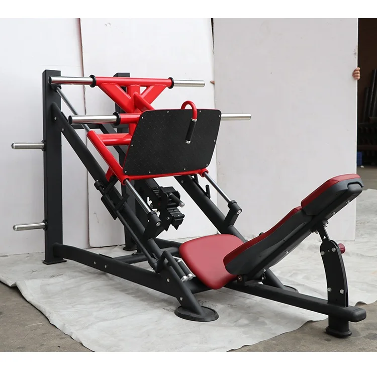 
gym equipment plate loaded fitness squat vertical leg press machine 