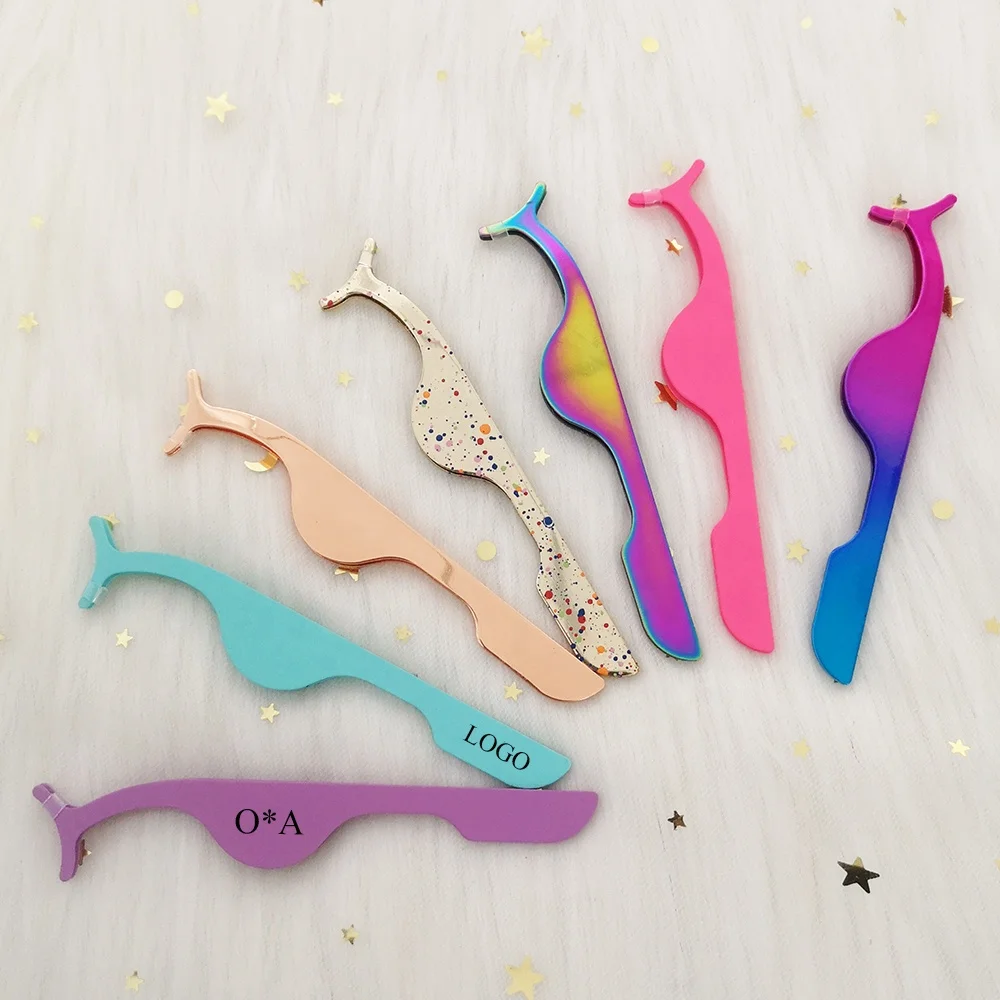 
high quality applicator/tweezer sets eyelash tweezers 