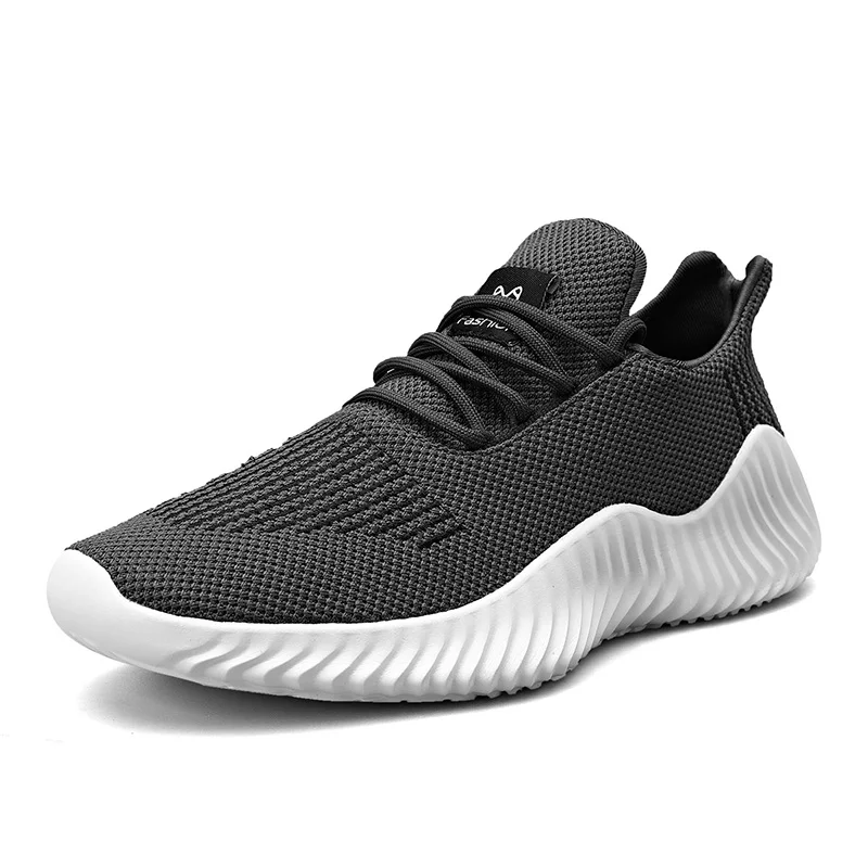 

2021 Ultra Lighweight Comfort Slip on Loafers Sock Shoes for Men Breathable Knit Mesh Man Casual Shoes
