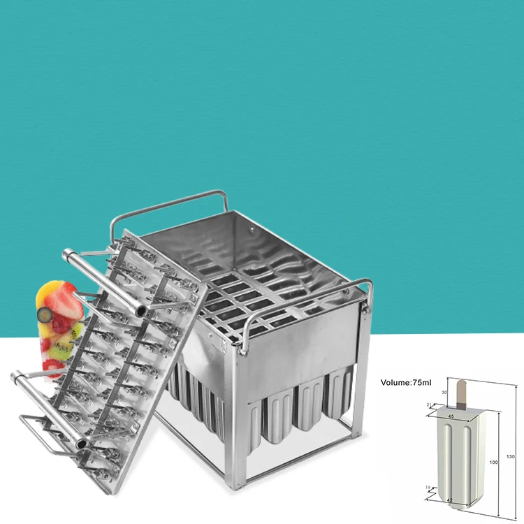 

Popsicel mold big capacity welled use popsicle ice cream popsicle mold stainless steel ice lolly sticks molds with cheap prices, Silver popsicle ice lolly machine