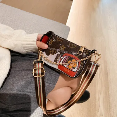 

2021 new children bag brands fashion kids girls baby shoulder bags