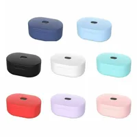 

Custom 360 Full Protective Anti Fall Elastic Soft Silicone Gel Case for Redmi AirDots xiaomi Wireless Earphone Carrying Case