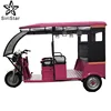 Newest luxury closed electric tricycle for passenger taxi auto e rickshaw price in india