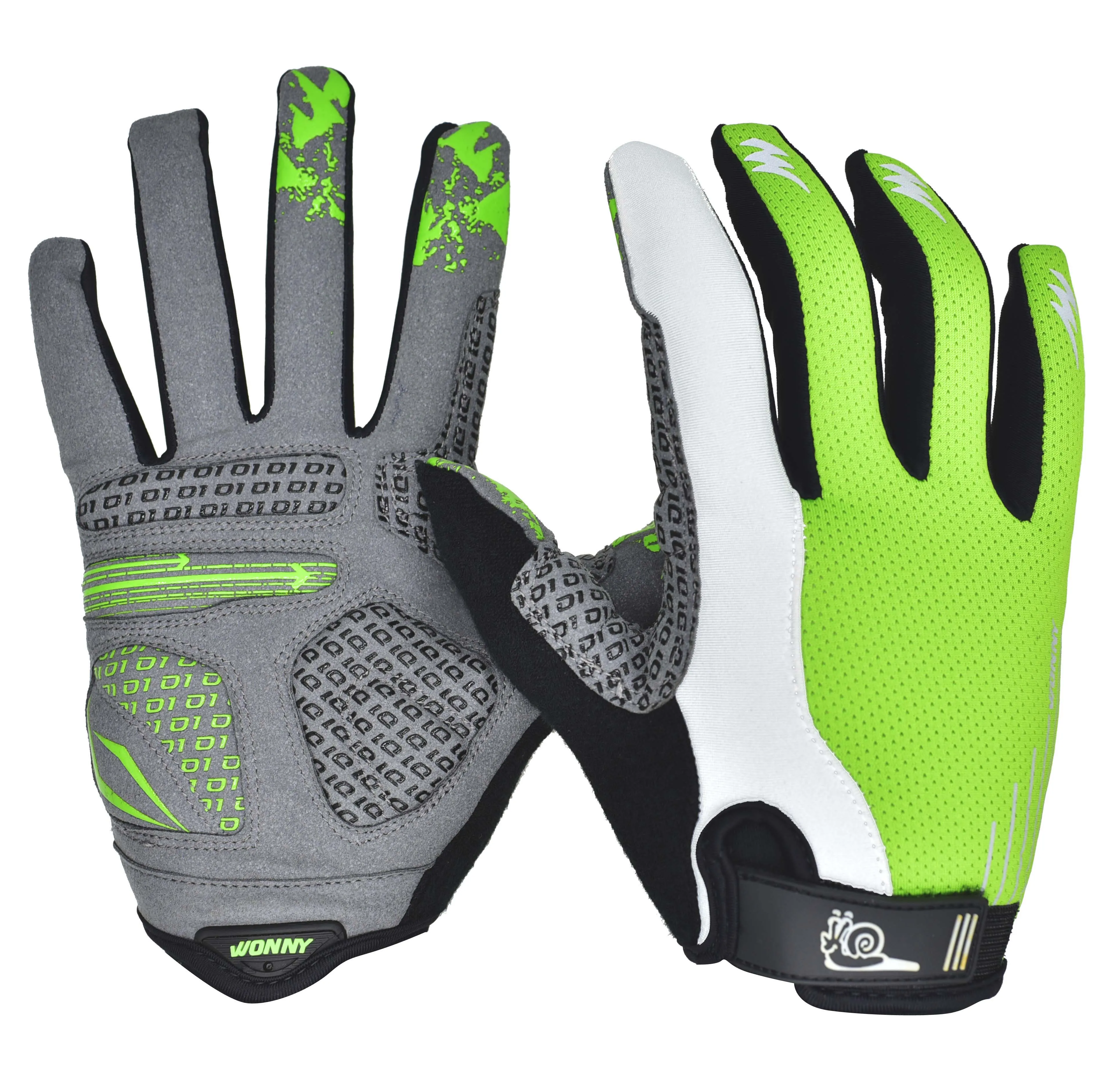 

Unisex Racing Mountain Bike Bicycle Cycling Off-Road Gloves, Blue ,green