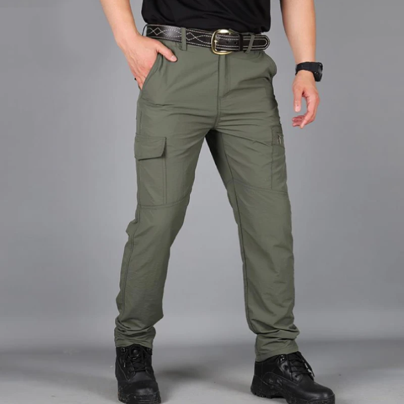 

Wholesale New fashion men quick dry pants thin solid color outdoor sports casual Archon trousers Military tactical long pant