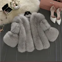 

Factory wholesale ladies fashion winter warm thicken short coat faux fur jacket leather patchwork women faux fur coat