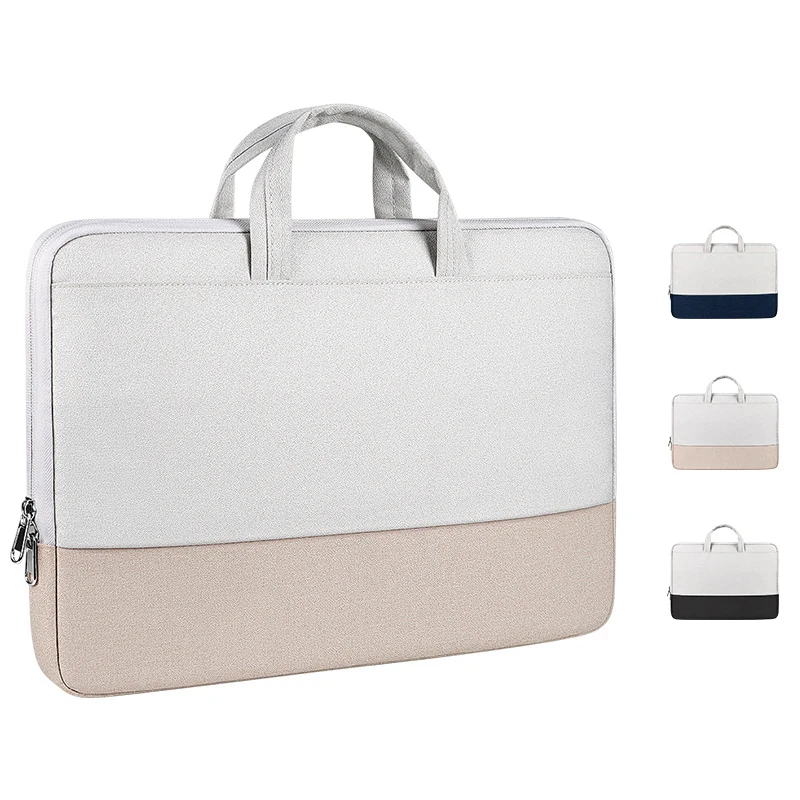 

New Stylish color matching laptop bag Sleeve Business Tasche for Apple Xiaomi MacBook custom logo, Black, khaki, navy