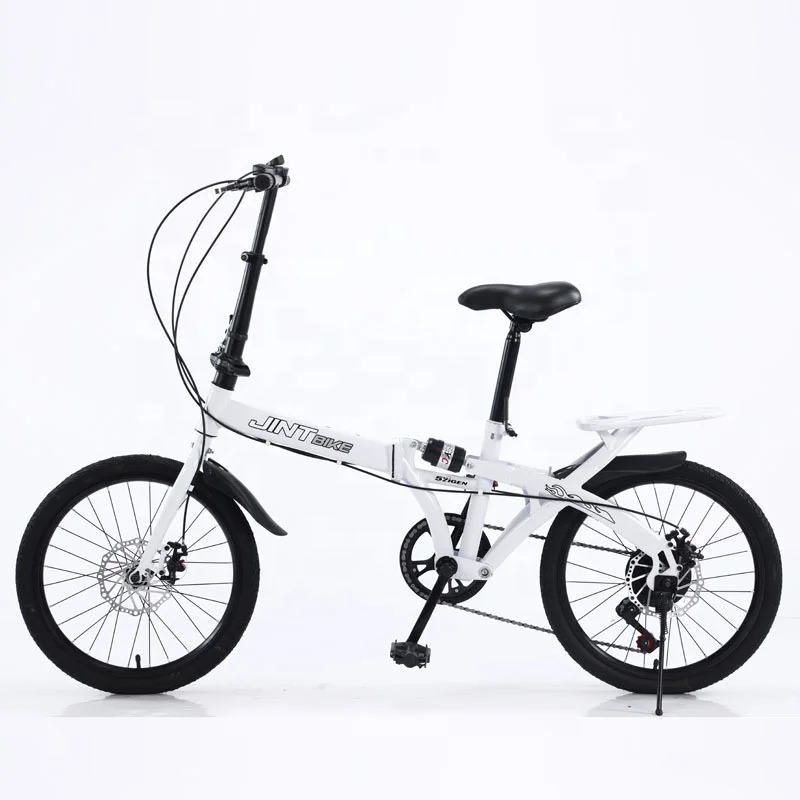 

Spot double folding bike free installation 16/20 inch variable speed double damping disc brake student export mountain bike