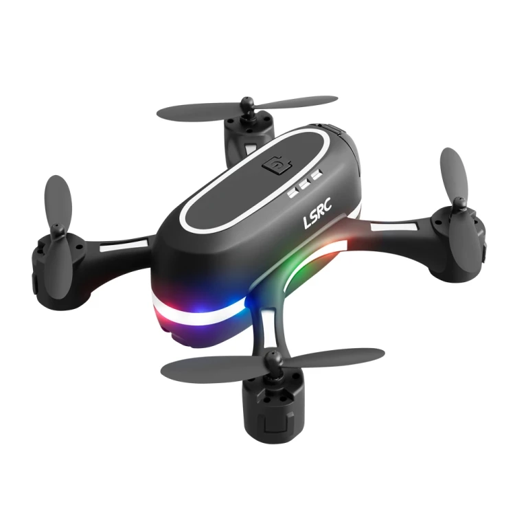 

Factory direct sales LSRC Rainbow Light 2.4GHz RC Mini Drone Toys Gift Dual Lens 720P