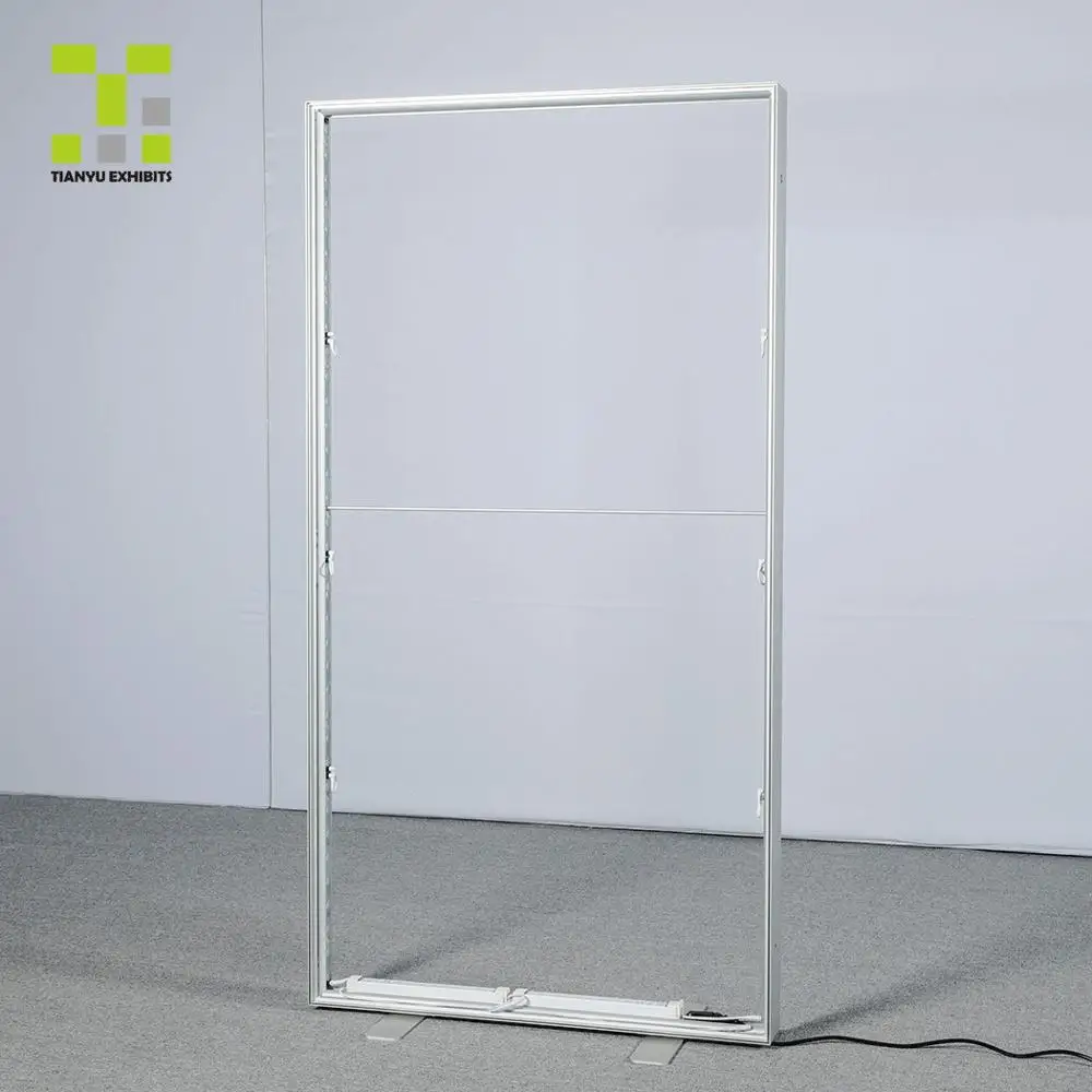 Easy go SEG aluminum frameless Light Box Display Stand for trade show promotion advertising