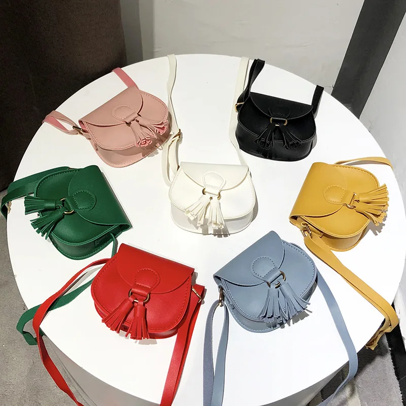 

Tassel Bag For Girl Purse and Handbag Children Wallet Kid Shoulder Bag Cute Women Small Mini Crossbody Bag Fringe Bolsas, As picture