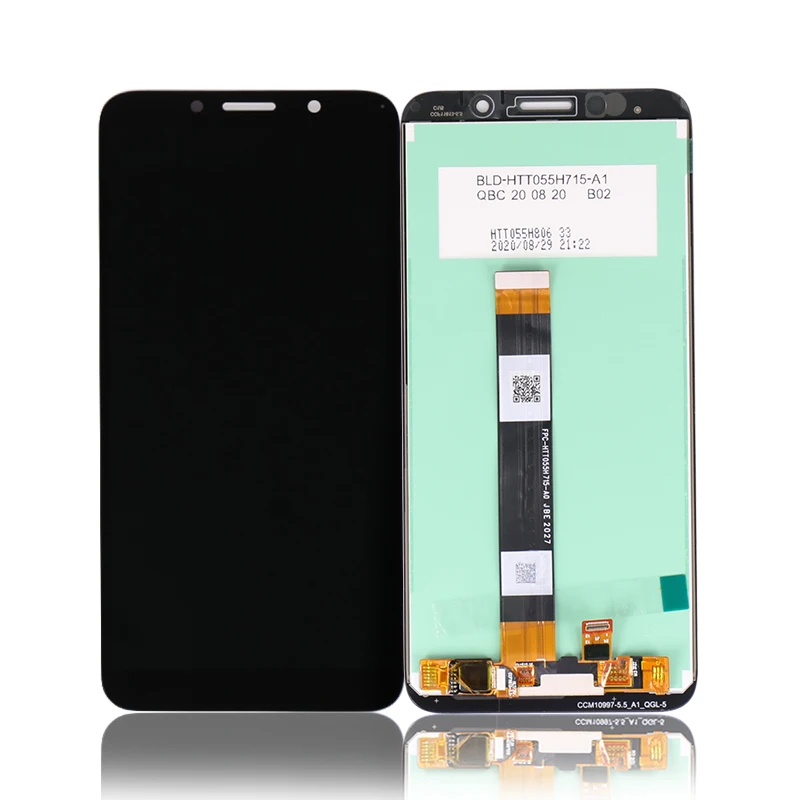 

LCD Digitizer Touch Screen Assembly Mobile Phone Replacement Parts For Huawei Y5P 2020 Display, Black