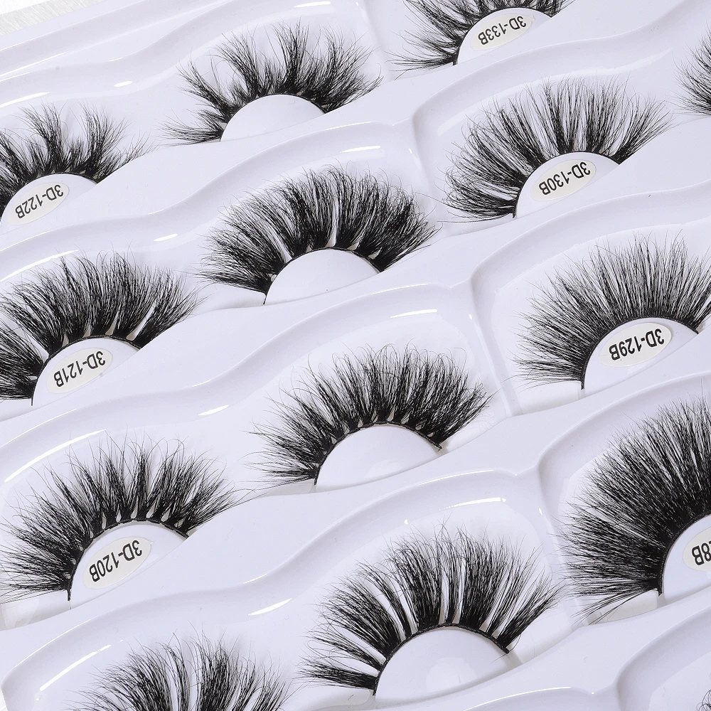 

brown Lash vender vegan 3d 25 mm fluffy 18mm mink eyelashes with custom packaging, Natural black