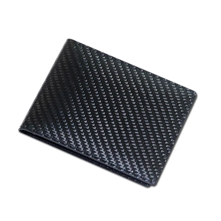 

2020 luxury carbon fiber ID Card slim short carbon fiber Wallet For Men
