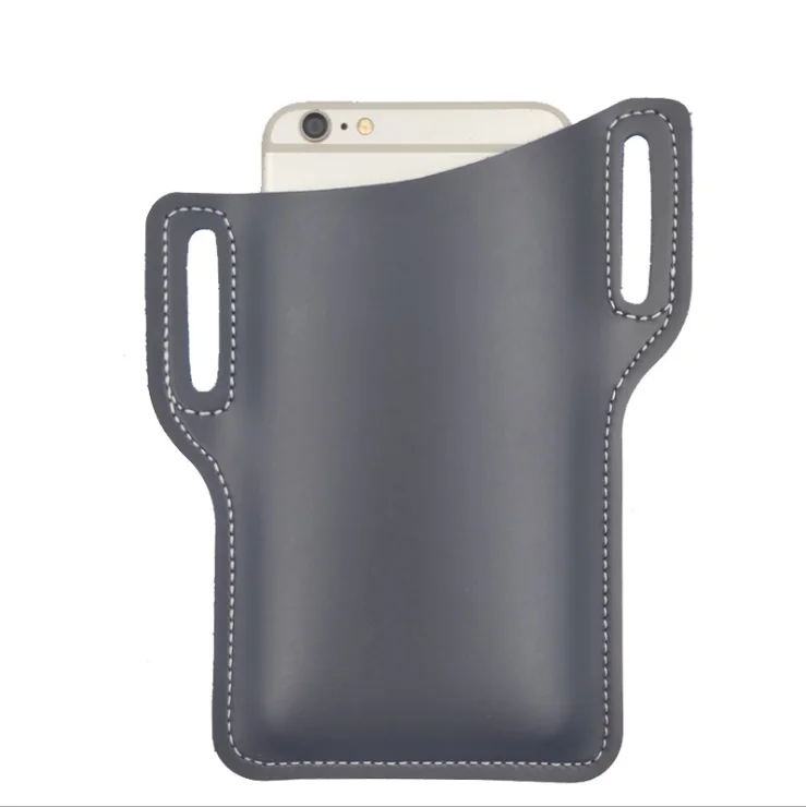 

Genuine Leather Universal Horizontal Holster cellphone Cases with Belt Clip for iphone 12 pro and more cellphone Cases