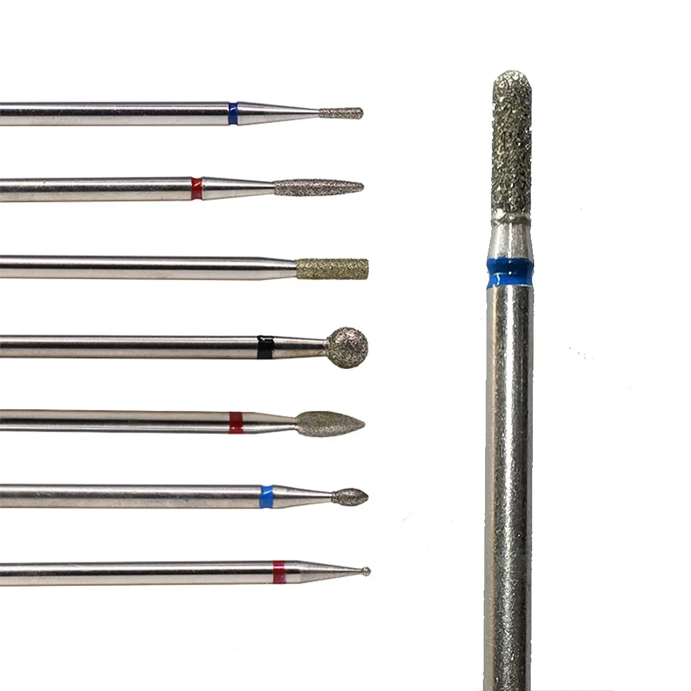 

Small Bits Nail Tool Diamond Drilling Bur, Rainbow