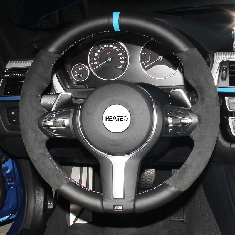 

Steering Wheel Cover for BMW M2 M3 M4 M5 M6 X5 M X6 F87 F80 F82 F10 F06 F12 F85 F86