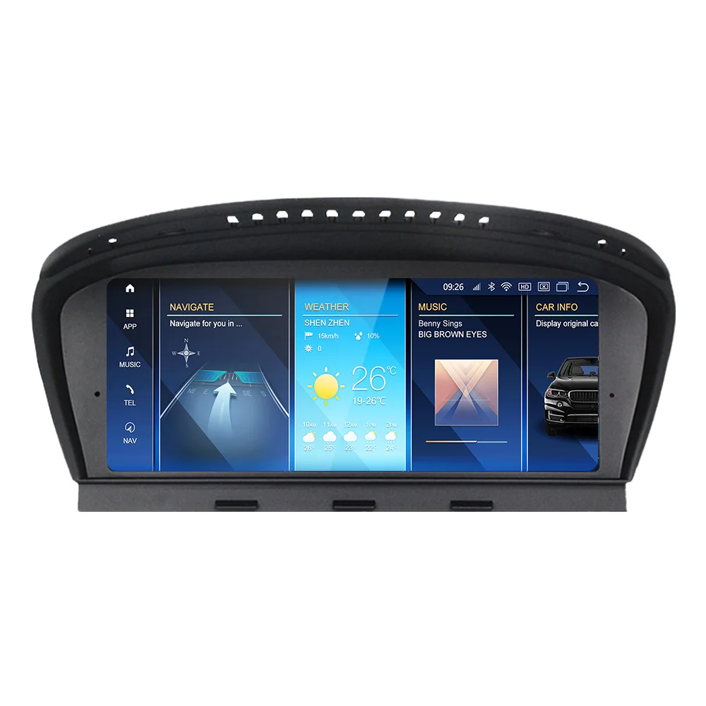 

Navigation Car DVD Multimedia Player Auto Radio for BMW 5 Series E60 E61 E62 E63 3 Series E90 E91 CCC CIC MEKEDE