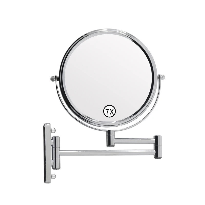 

Metal Foldaway Wall Bathroom Mirror With Lights