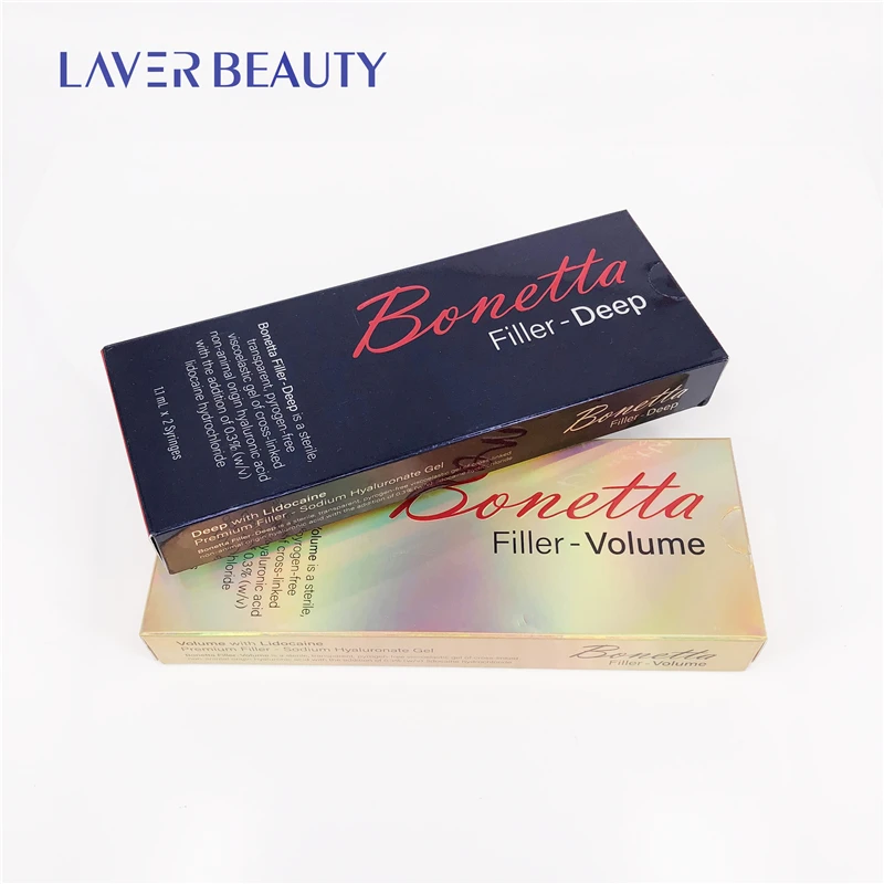 

Wholesale hyaluric acid injection bonetta deep filler 2.2ml bonetta volume, Transparent colorless