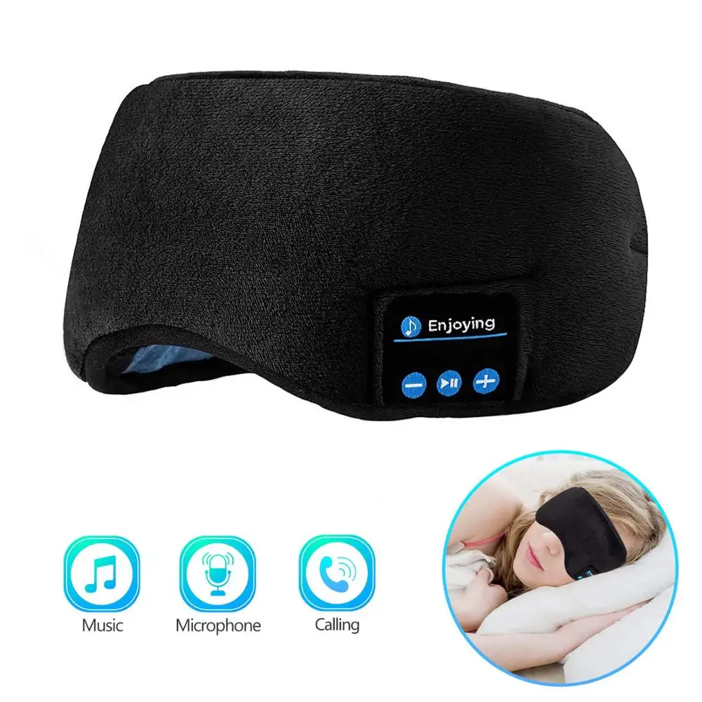 
Comfortable Music Bluetooth Sleeping Eye Mask Built in Wireless Headphone Earphone 3D eyemask 