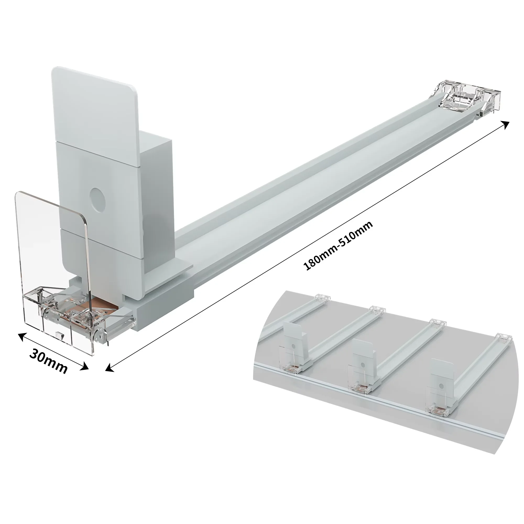 Customizable Plastic Shelf Pusher Automatic Organizer Dispenser for Bottles Sodas Drinks