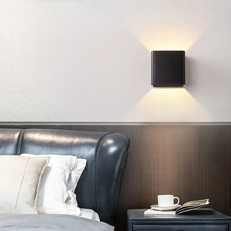 
Factory Price Modern White Ultra Thin Smart Internal Hotel Stairs Bathroom Dedroom LED Wall Mounted Reading Light 