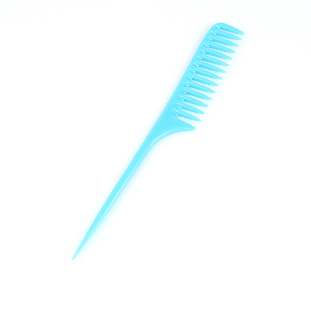 

Beauty Salon Big Tooth Carbon Fiber Rat Tail Comb Good Price Candy Colorful Hair-cutting Comb Pointed Tail, Available in six colors