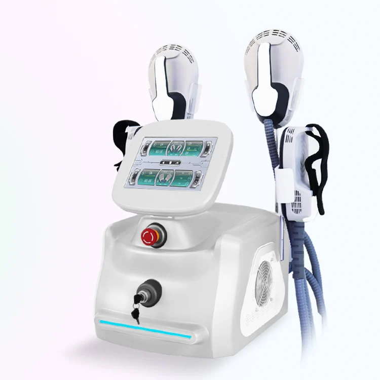 

Ems Muscle Stimulator Machine With Increase Muscle And Lose Fat Hot Sale Ems Slimming Body With 4 Handle Treatment
