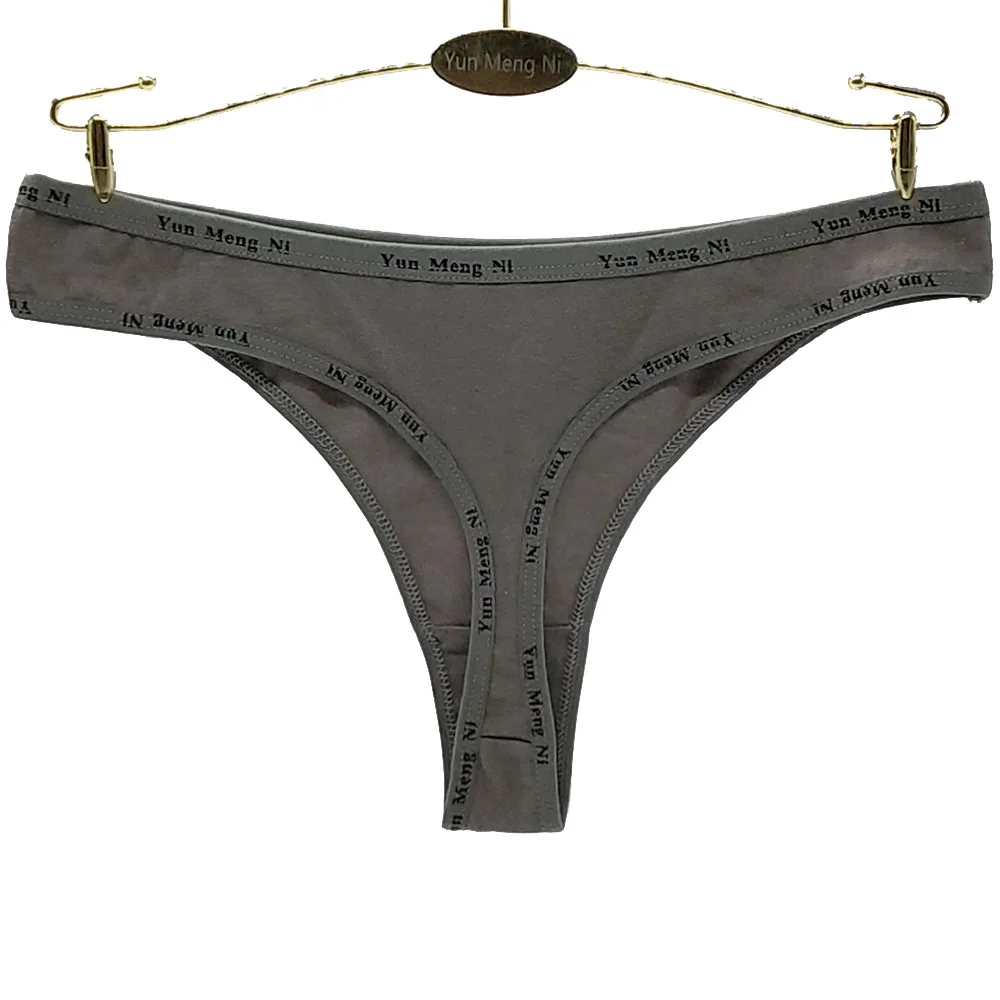 
Girls Low Rise Cotton Underwear Women Thong Panties 
