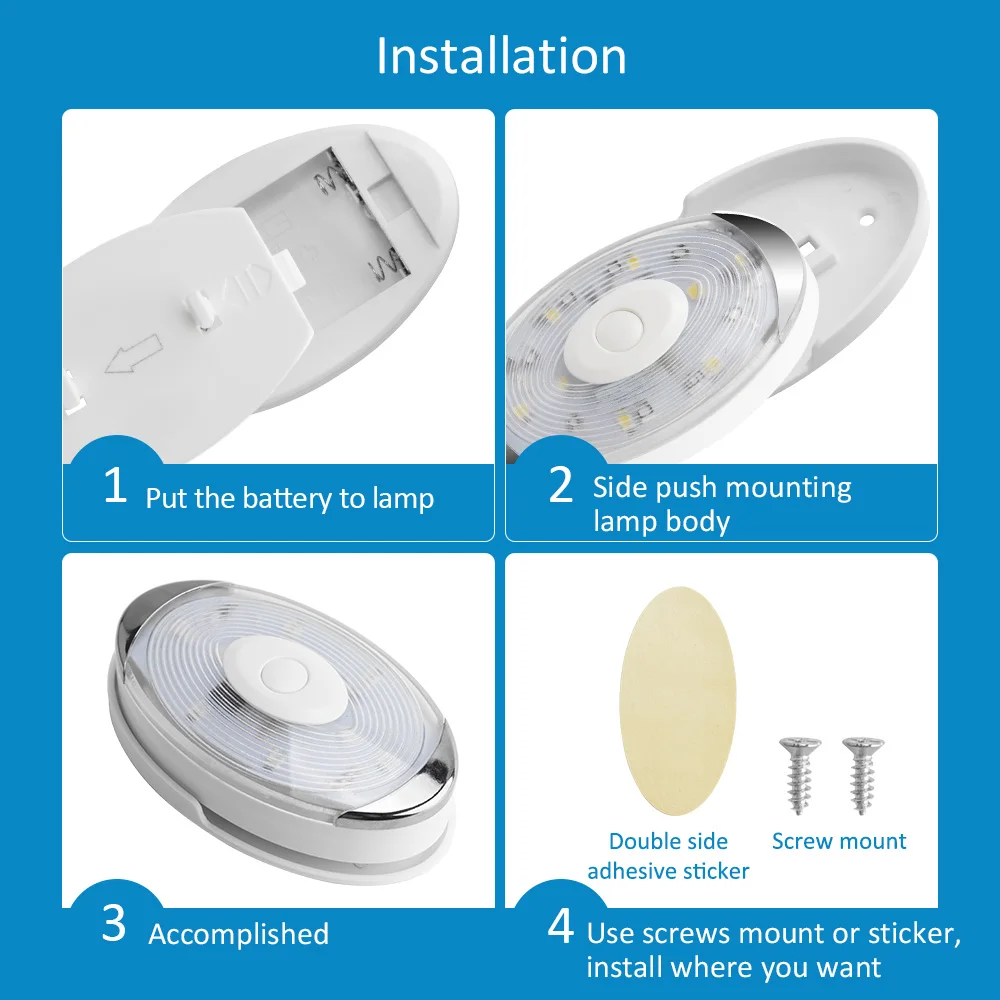 
Led Puck Lights,Wireless Under Cabinet Lighting with Remote 