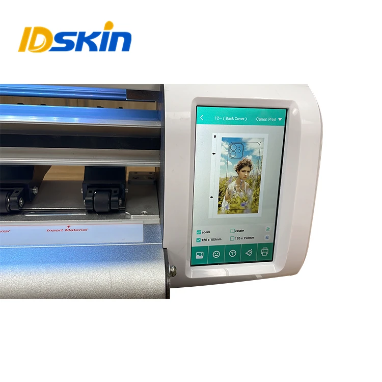 

DAQIN mobile phone accessories business idea about mobile skin/screen protectors making machine