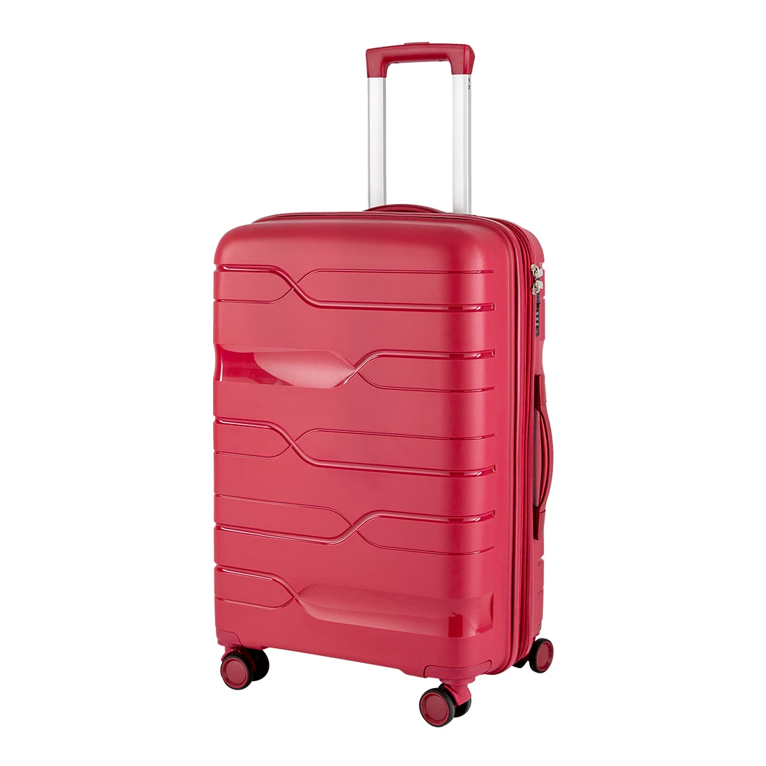 

Customized Economic 3 pieces Travel Luggage Sets 20/24/28 inch Hardside Trolley PP Suitcase, Accept customized color
