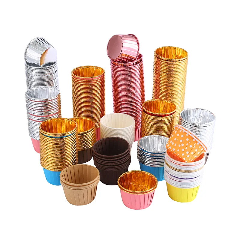 

Amazon Cake Paper Cup Set Bakeware Cake Tools DIY Colorful Round Baking Cup Molds For Wedding Party Rolling Mouth Muffin Cupcake, 11 stytles