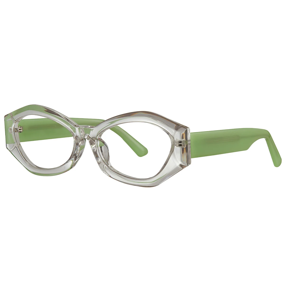 

Luxury Acetate Geometric Eyeglass Thick Frames Spectacles Prescription Glasses Eyewear Handmade Designer Optical Frames