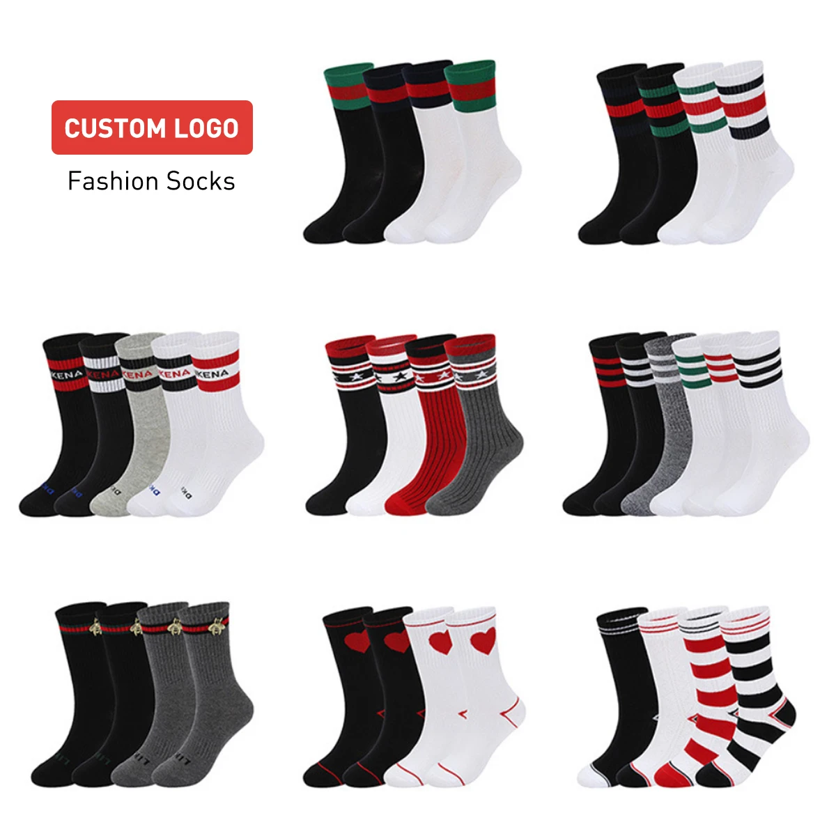 
Customs fashion socks men socks women street socks 