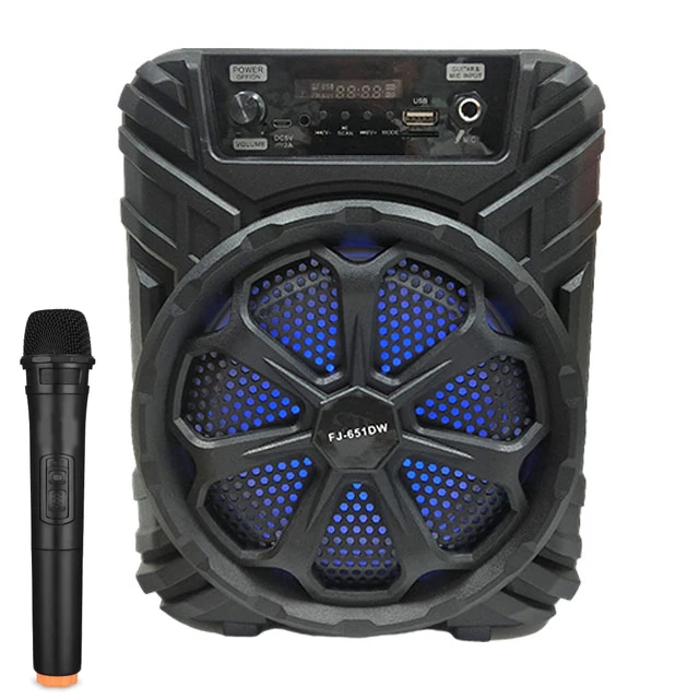 

Best Sale Plastic Professional Active 6.5 " Karaoke Bluetooth Speaker Portable Subwoofer Big Loud Bluetooth Speaker 651DW, Customized colors