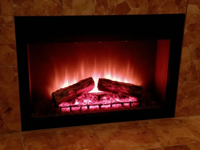 Layered flame effect components in DIY electric fireplace
