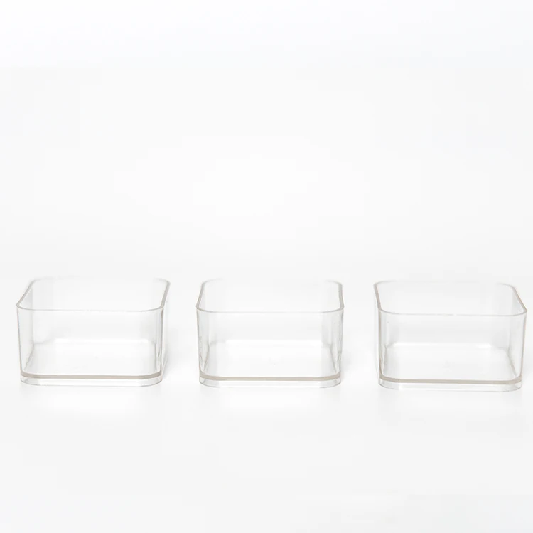 

Polycarbonate clear empty pc plastic tea light candle cups