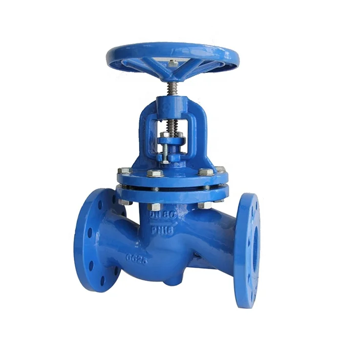 Pn16 Ductile Iron Cast Iron Steam Bellow Seal Water Control Globe Valve Price