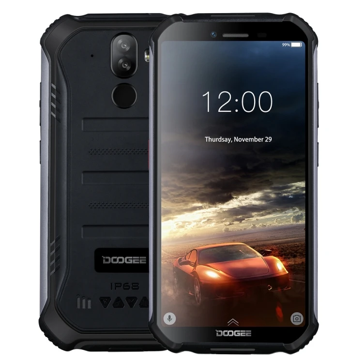 

Wholesale Price DOOGEE S40 Lite Rugged Phone, 2GB+16GB, Waterproof, 4650mAh Battery, 5.5 inch Android 9.0, 3g Smart Phone, Black