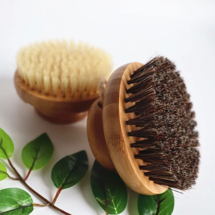 Cellulite Wet And Dry Body Brush Wholesale Exfoliator Wooden Brush Bath