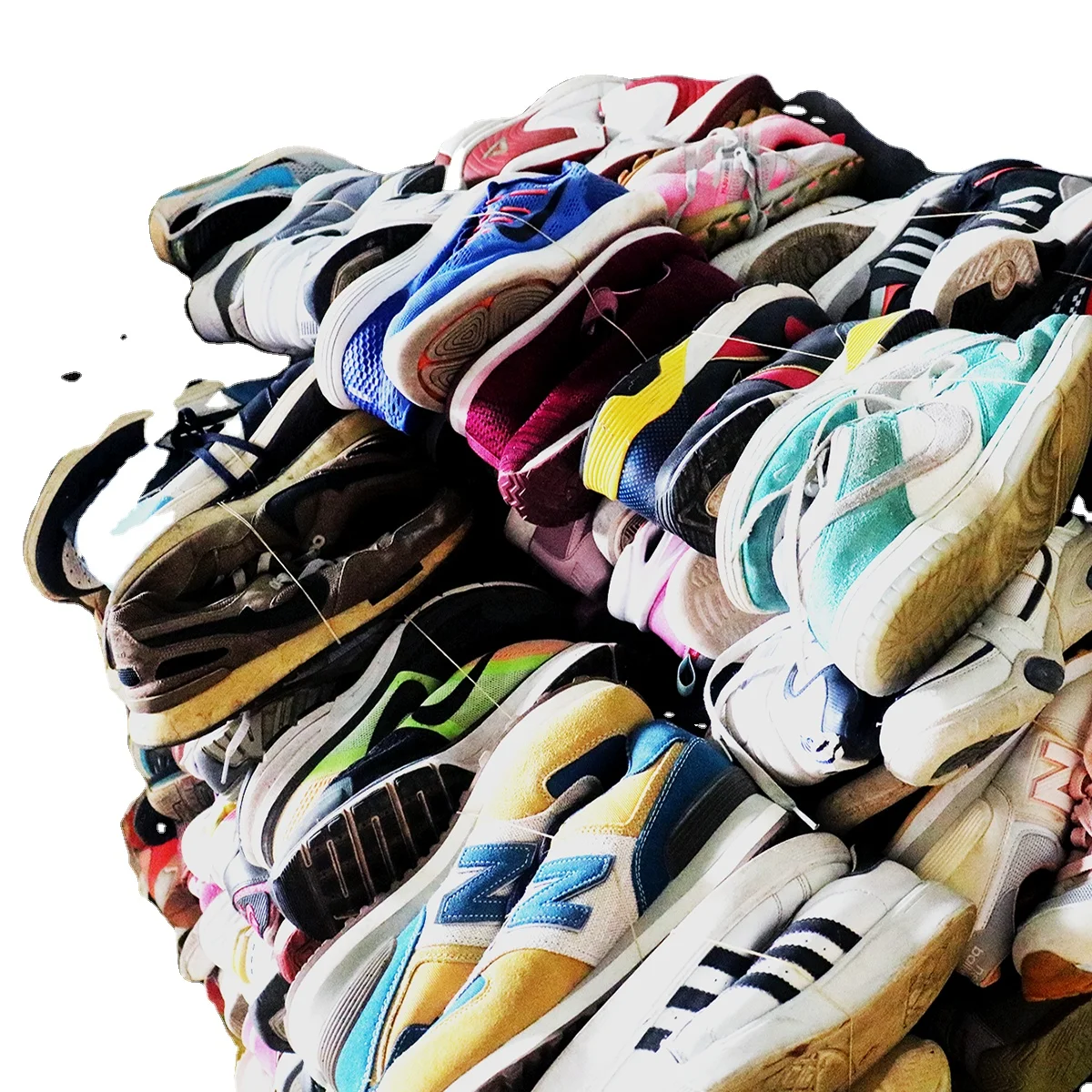 

top quality mixed second hand used shoes branded women sports rubber shoes used, Mixed colors