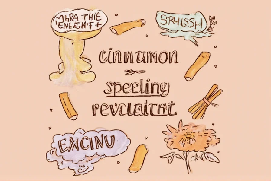 how to spell cinnamon